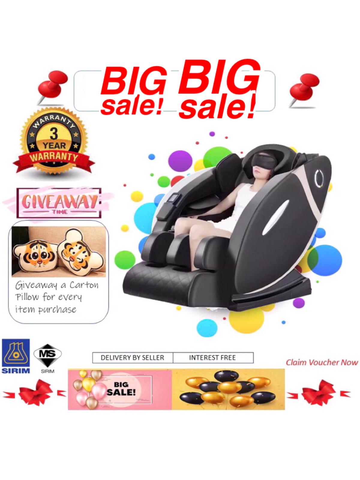 Healthy Longevity Electronic Massage Chair w Remote Control